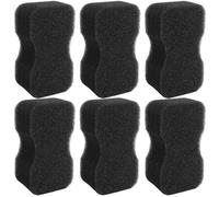 Cididu 6 Pack Horse Groomer Sponge, Durable Horse Bath Sponge Block for Cleaning and Massage, Reusable Brush Scrubber for Body Hair, Horses Grooming Tool Supplies for Large Dog and Cat, Easy to Grasp