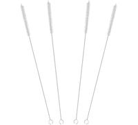 CIDYAUST 14 Inch Straw Cleaner Brush Extra Long, 4-PCS Straw Brush Extra Long with Nylon Bristles, Extra Wide 12mm diam Straw Cleaning Brush for Reusable Straws, Coffee Machine and Pipes.