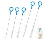 CIDYAUST Metal Straw Cleaner Brush with Nylon Bristles