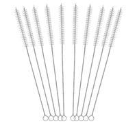 CIDYAUST Straw Cleaner 12 Inch(10-Pack) for Reusable Straws | Straw Cleaner Brush Extra Long, Straw Brush Cleaner for Baby Bottle,Stanley Cup,Sippy Cup and Coffee Machine