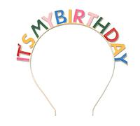 CIEHER Birthday Crown Birthday Headband, Rainbow It's My Birthday Headband, Birthday Tiara for Women Girls Happy Birthday Crown Birthday Decorations, Great Gifts