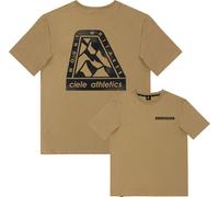 Ciele - Trail running/trail T-shirt made from recycled cotton - U ORTShirt Run Mountains Canvas for Men - Size L - Brown Brown L