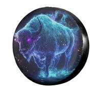 Cielo Nocturno De Buffalo Funda Para Neumático Durable Funda Para Neumáticos De Repuesto Antipolvo Neumático Repuesto Cubierta Para Trailer Suv Travel