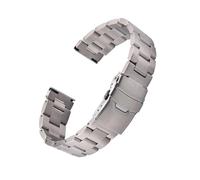 CIEMJSYNF 18mm 20mm 22mm Luxury Stainless Steel Watch Strap Three-Link Steel Bracelet Quick Release Straight-Fit Watch Bracelet Compatible With Rolex(Silver Strap,22mm)