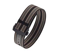 CIEMJSYNF 18mm 20mm 22mm Ribbed Nylon Watch Bands Fold Buckle Style Sport Strap Compatible With Rolex Daytona Compatible With Cartier Sailcloth(Black Khaki Gray-2,18mm)