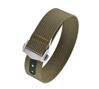CIEMJSYNF 18mm 20mm 22mm Ribbed Nylon Watch Bands Fold Buckle Style Sport Strap Compatible With Rolex Daytona Compatible With Cartier Sailcloth(Green-Buckle1,20mm)