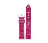CIEMJSYNF Advanced Leather Strap Compatible With Cartier Santos Dumont Watch Band Women Quick Release Alligator Pattern Leather Small Large Sizes(Peach Pink Buckle 3,15.5mm)