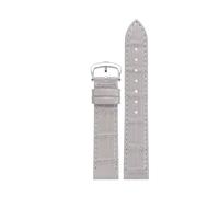 CIEMJSYNF Advanced Leather Strap Compatible With Cartier Santos Dumont Watch Band Women Quick Release Alligator Pattern Leather Small Large Sizes(Gray Buckle 1,15.5mm)