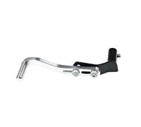 CIEMJSYNF Compatible with Adjustable Length Motorcycle CNC Folding Aluminum Gear Shift Lever Off Road ATV Motorbike Shifter Rod Change Refit(Silver)