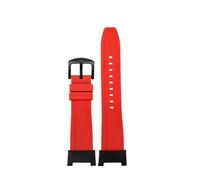 CIEMJSYNF Compatible With Casio Big Mud King Third Generation GWG-B1000 GWG B1000 Series Modified Sports Rubber Watch Strap Wristband With Tools(Red-black A)