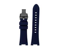 CIEMJSYNF Compatible With Casio PRW-1500 PRG-130Y PRG-240 PRW-1500Y Resin Silicone Rubber Strap PROTREK Series Sport Watchband Men Bracelet(Blue black,PRG-240)