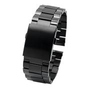 CIEMJSYNF Compatible With Diesel DZ4318 Steel Strap DZ4323 DZ4283 DZ4309 Stainless Steel Watchband Men Style Watch Bracelet 26MM(Black)