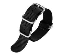 CIEMJSYNF Compatible With DIESEL Seven Fridays T2 S2 M2/M3 P2B/p1 Nylon Watch Strap Man 28m Black Army Green Waterproof Ventilate Watchband(Black silver B)