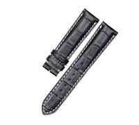 CIEMJSYNF Compatible With Longines Watch Men's 20mm Leather Strap Black Brown Accessories Calf Leather(BLACK,20mm)