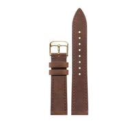 CIEMJSYNF Compatible With Rolex Daytona, Submariner Green/Black, Cellini Men's Vintage Cowhide Leather Watch Strap(Brown D Gold,24mm)
