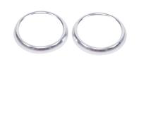 CIEMJSYNF Compatible With SEAT Leon MK2 2008-2012 Car Dashboard Side Air Vent Decoration Ring Cover Trim Car Sticker Accessories(Silver)