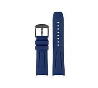 CIEMJSYNF Compatible With Tissot Rubber Strap 1853 Starfish Diving T120 Speed Dare T125 T120417A Fluorine Soft Chain Men's 22mm(A-Blue Black,22mm-width)