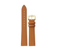 CIEMJSYNF Cowhide Watch Strap Compatible With Cartier SOLO London e 14 16 18 20mm Black Brown White Gray Men Women's Watchband Quick Release(Brown-G pin,16mm)
