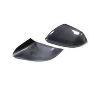 CIEMJSYNF Dry Carbon Mirrors W/Side Assist Compatible With Audi Q8 SQ8 RSQ8 Lamborghini Urus 2018+ Real Fiber Add On Auto Exterior Mirrorcap(Dark Grey)