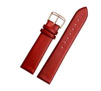 CIEMJSYNF Leather Watch Strap Compatible With Casio 3744 MTP Strap MTP-M305 1183 V006 V001 Square Moon Leather Strap 20mm Black Brown Tool(Res rose gold)
