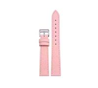 CIEMJSYNF Leather Watch Strap Compatible With Hermes Quick Release Pin Buckle Women Watchband Bracelet(Pink,18mm)