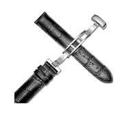 CIEMJSYNF Leather Watch Strap Compatible With Tissot - Fits T41 Le Locle, De Luca, Elegant Series Men's Watches, Sizes 18mm/19mm/2(Red Black,21mm)