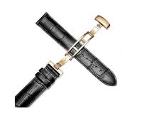 CIEMJSYNF Leather Watch Strap Compatible With Tissot - Fits T41 Le Locle, De Luca, Elegant Series Men's Watches, Sizes 18mm/19mm/2(Darkblue Black,22mm)