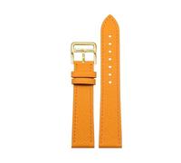 CIEMJSYNF Leather Watch Strap Of The Watch Is Compatible With Hermes 14/16/18/20mm Fashionable Comfortable Soft Cowhide Bracelet(Yellow-gold,20mm)