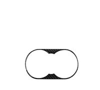 CIEMJSYNF Lhd Car Interior Carbon Fiber Gear Shift Water Cup Holder Panel Decoration Sticker Compatible With Touareg 2011-2018(C)