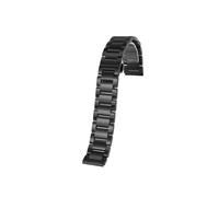 CIEMJSYNF Matte Stainless Steel Watch Strap Compatible With TimexT 49905 T49963 Bracelet For Men 20mm 22mm Accessories Watchband(Black,22mm)