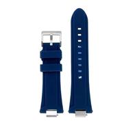 CIEMJSYNF Men's Waterproof Silicone Watch Strap Compatible With Tissot 1853 Super Player Prx Series T137.410/407 Band Raised Mouth Bracelet 12mm(Blue-Silver-Pin,26-12mm)