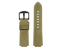 CIEMJSYNF Modified Watch Straps Compatible With Casio ECB-10YD/EFB-680/GST-B400/B200 Convex Suede Leather Strap 24x12 24x14mm Men's Bracelet