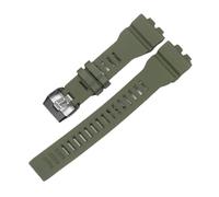 CIEMJSYNF Resin Strap Compatible With Casio GBA800 GBD800 Mens Sport Waterproof Rubber Watchband Watch Accessories(Military Green,GBA800)