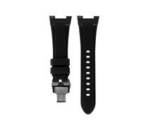 CIEMJSYNF Silicone Watch Band Compatible With Casio 5480 PROTREK Series PRW7000 PRW-7000FC PRW-7000 Waterproof Strap Men's Bracelet Wristband(B black black)