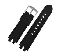 CIEMJSYNF Soft Silicone Watchband Compatible With Casio PRG-300 330 PRW-3000 PRW-3100 PRW-6000 PRW-6100 Modified Resin Rubber Watchstrap(Blue Pink)