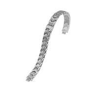 CIEMJSYNF Stainless steel watch strap Compatible With Casio Sheen series 2749 band SHE-4029 women's metal bracelet Convex 8mm silver wristband(Silver)