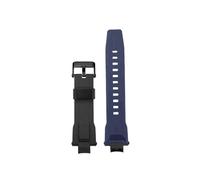 CIEMJSYNF Strap Compatible With Mtg B3000 Modified Strap Casio Mtgb3000 Dragon Scale Pattern High-grade Resin Silicone Strap(Black blue Black)