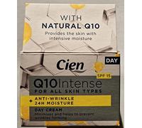 Cien Anti-Wrinkle Anti-Age Day Cream with Q10 and Vitamin E with UV Filter 50 ml by cien