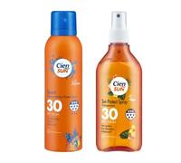 Cíēn LidI Sun - Sport Transparent Sun Protect Spray | SPF30 | Fast Absorption & Non Greasy & Waterproof | Vegan | 200mL+250mL [BUNDLE]