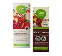 Cien Set Day and Night Cream Organic Pomegranate, Firming Face Care 2 x 50 ml