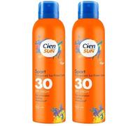 Cien Sun Transparent Sun Spray SPF 30 High Protection Sport Sunscreen Spray - UVA & UVB Protection, Fast Absorbing, Cooling Effect, Water Resistant, (Pack of 2 x 200Each)