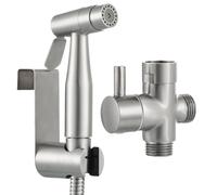 CIENCIA Bidet Hand Shower for Toilet Sprayer Premium Stainless Steel Sprayer Shattaf Complete Bidet Set for Toilet (WS024AF)