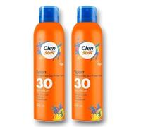 CienSport Invisible Sun Protection Spray Spf 30 Transparent Sun Spray 2 x 200 ml