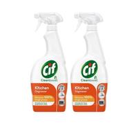 Cif Cleanboost Kitchen Degreaser Spray 700Ml - Pack Of 2