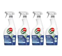 Cif Cleanboost Power Shine Bathroom Spray 700ml Pack of 4 Boost Power Shiny Surface Cleaner Limescale Soap Scum Remover with Welari Thank You Card | (4pack) (2800ml)