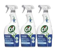 Cif Cleanboost Power + Shine Bathroom Spray 700Ml X 3