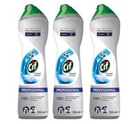 Cif Cream Cleaner Origional White 750Ml X 3