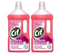 Cif Floor Cleaner Wild Orchid 950ml Pack of 2 All Purpose Cleaning Liquid Tiles Vinyl Linoleum Dirt Stain Mark Remover Kitchen Bathroom Home with Welari Thank You Card | (2pack) (1900ml)