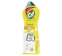 Cif Lemon Cream Cleaner multipurpose surface cleaner with 100% natural cleaning particles removes 100% of the toughest dirt 750 ml