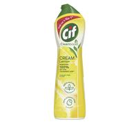 Cif Lemon Cream Cleaner multipurpose surface cleaner with 100% natural cleaning particles removes 100% of the toughest dirt 8x 500 ml